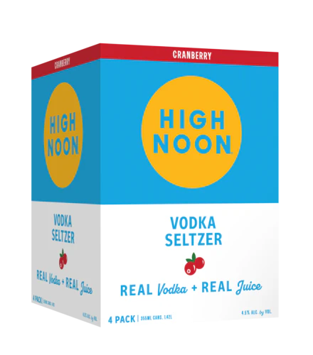 High Noon Vodka Seltzer Cranberry
